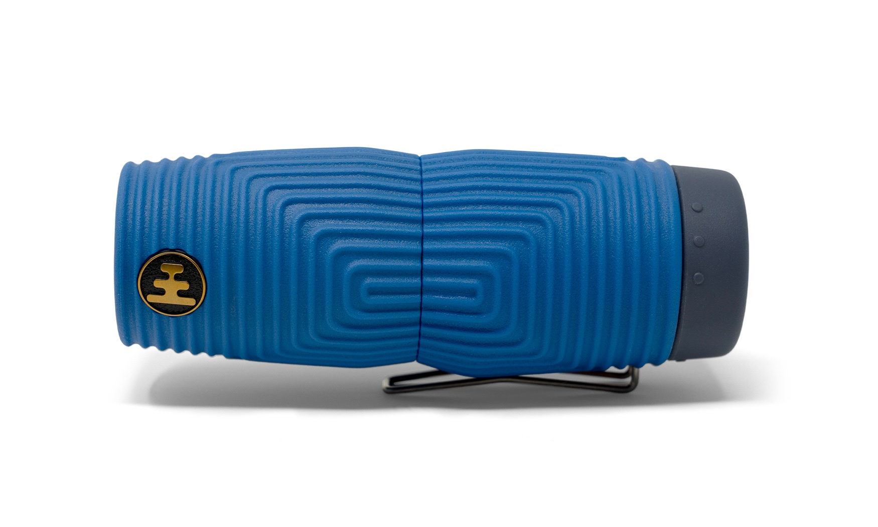 blau, Silikon, faltbar, kompakt, Karabinerclip