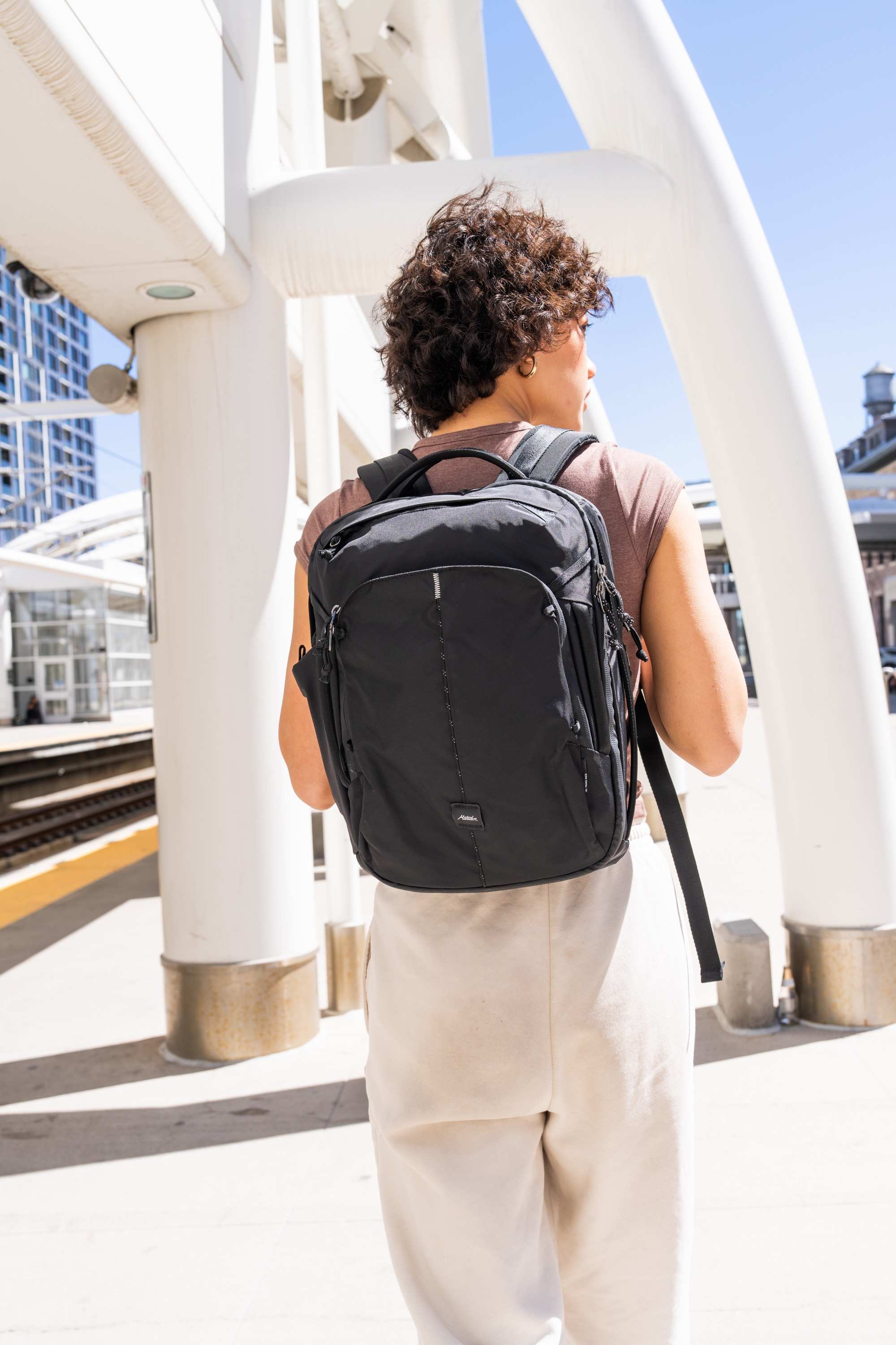 Rucksack, Backpack, Schwarz, Alltag, Reisetasche