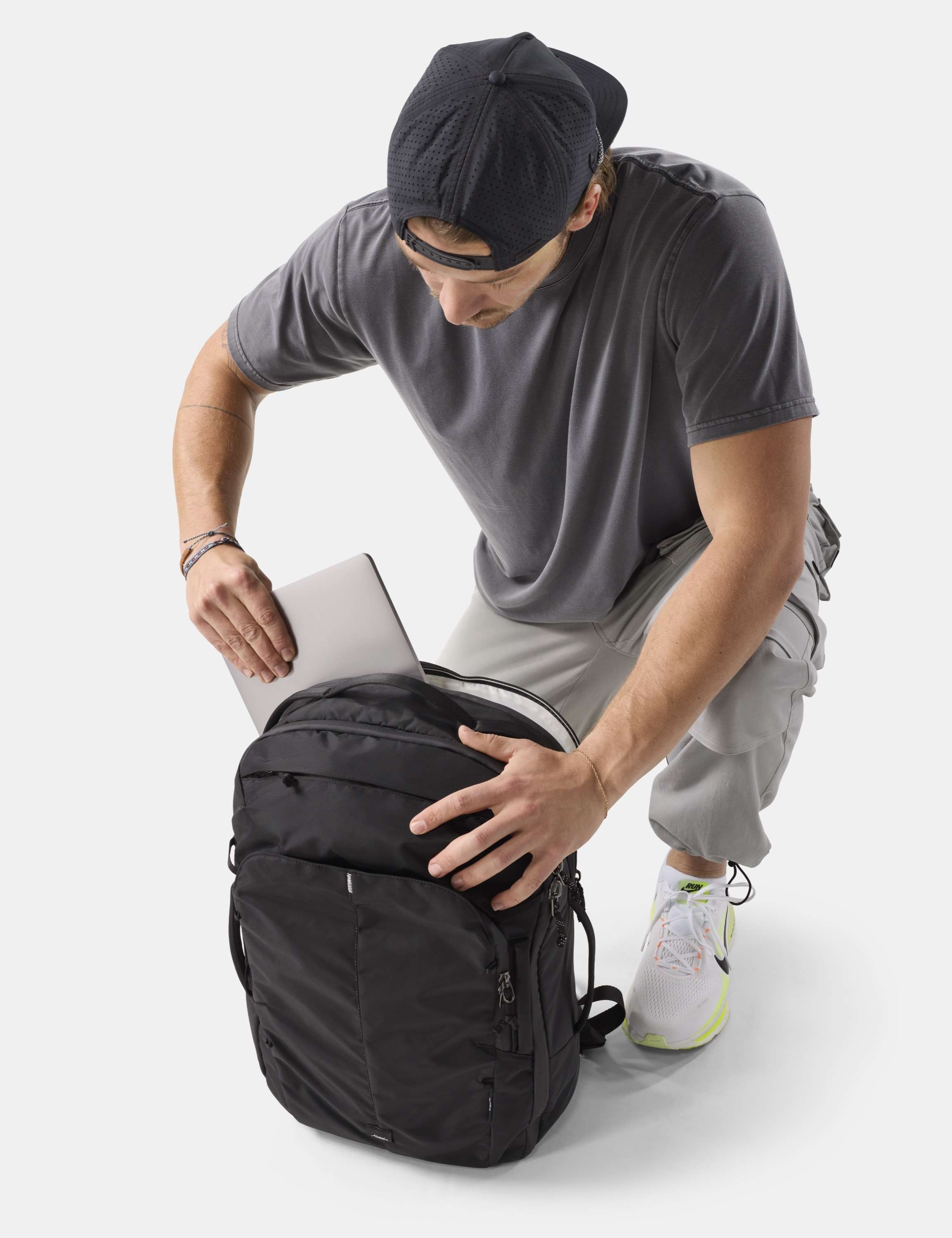 Rucksack, Rucksack, Laptopfach, Schwarz, Casual