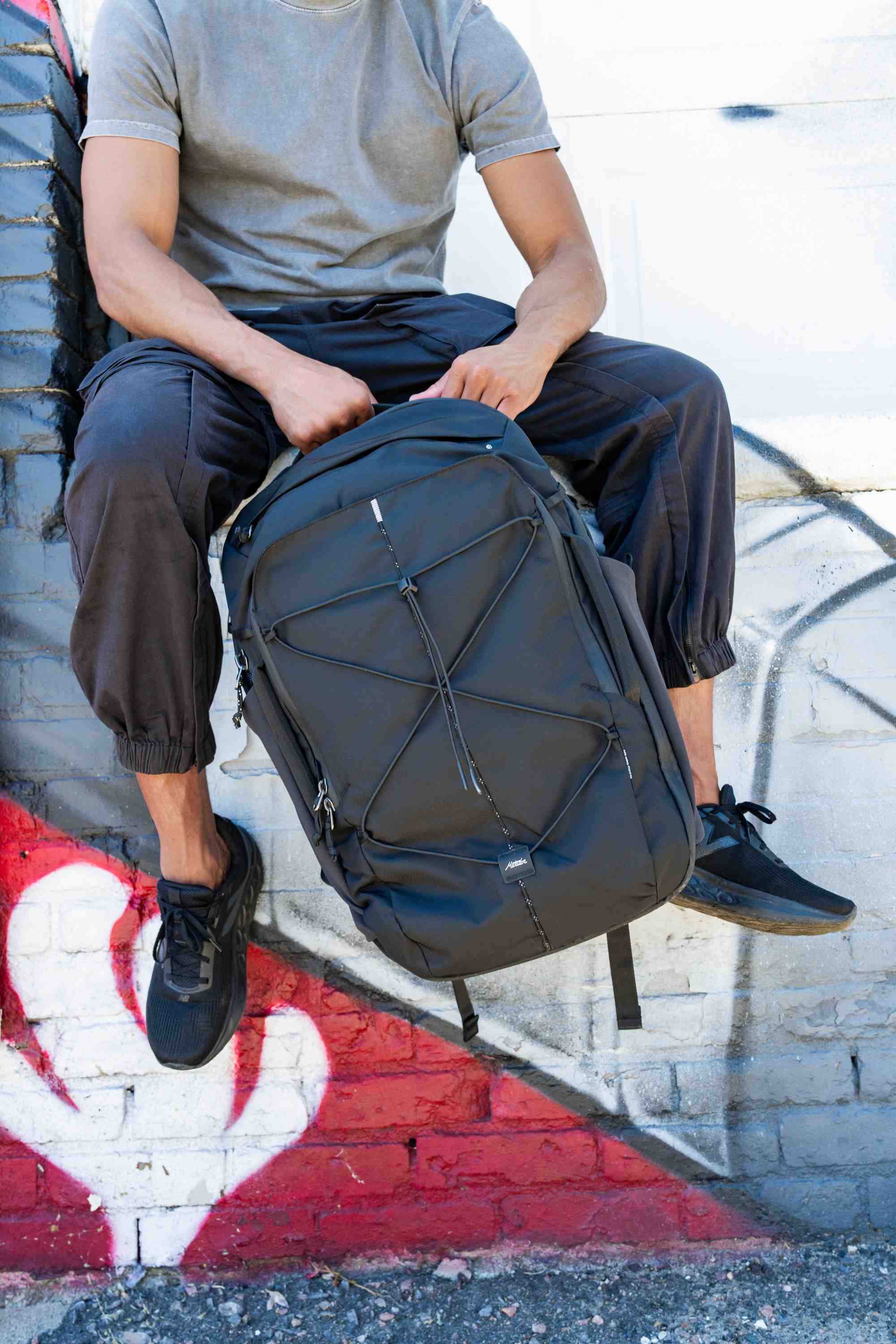 Rucksack, Backpack, Schwarz, Outerwear, Gepäck