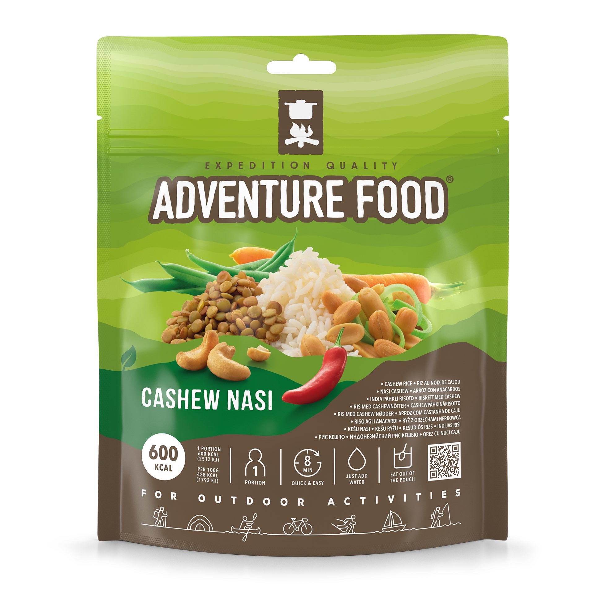 Adventure Food Cashew Nasi (18-pack)
