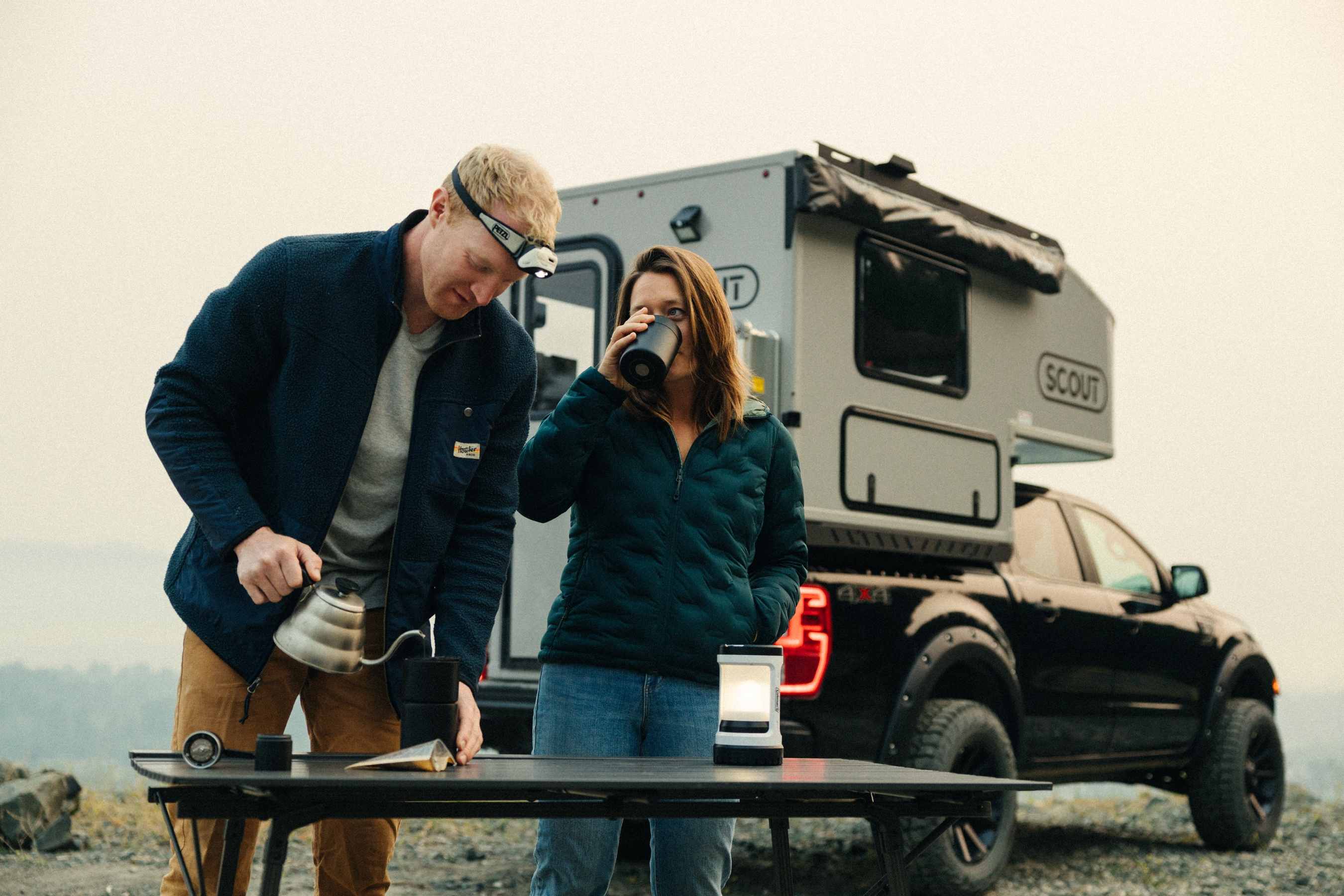 Pickup-Camper, Wohnkabine, Offroad-Camper, Camping, Geländewagen