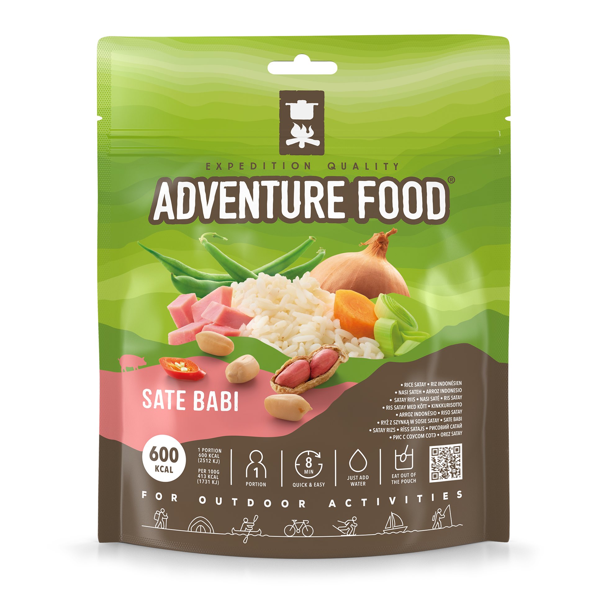 Adventure Food Sate Babi (18-pack)