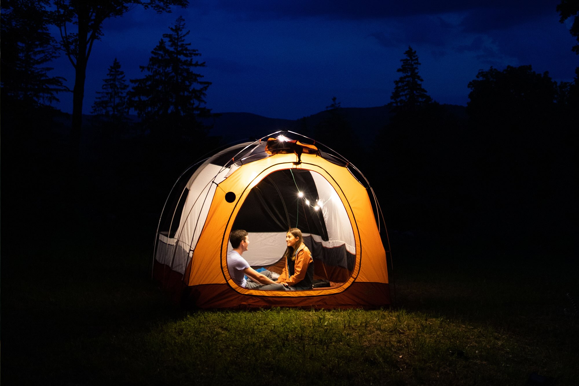Draußen, Unterschlupf, Zelt, Campen, Person