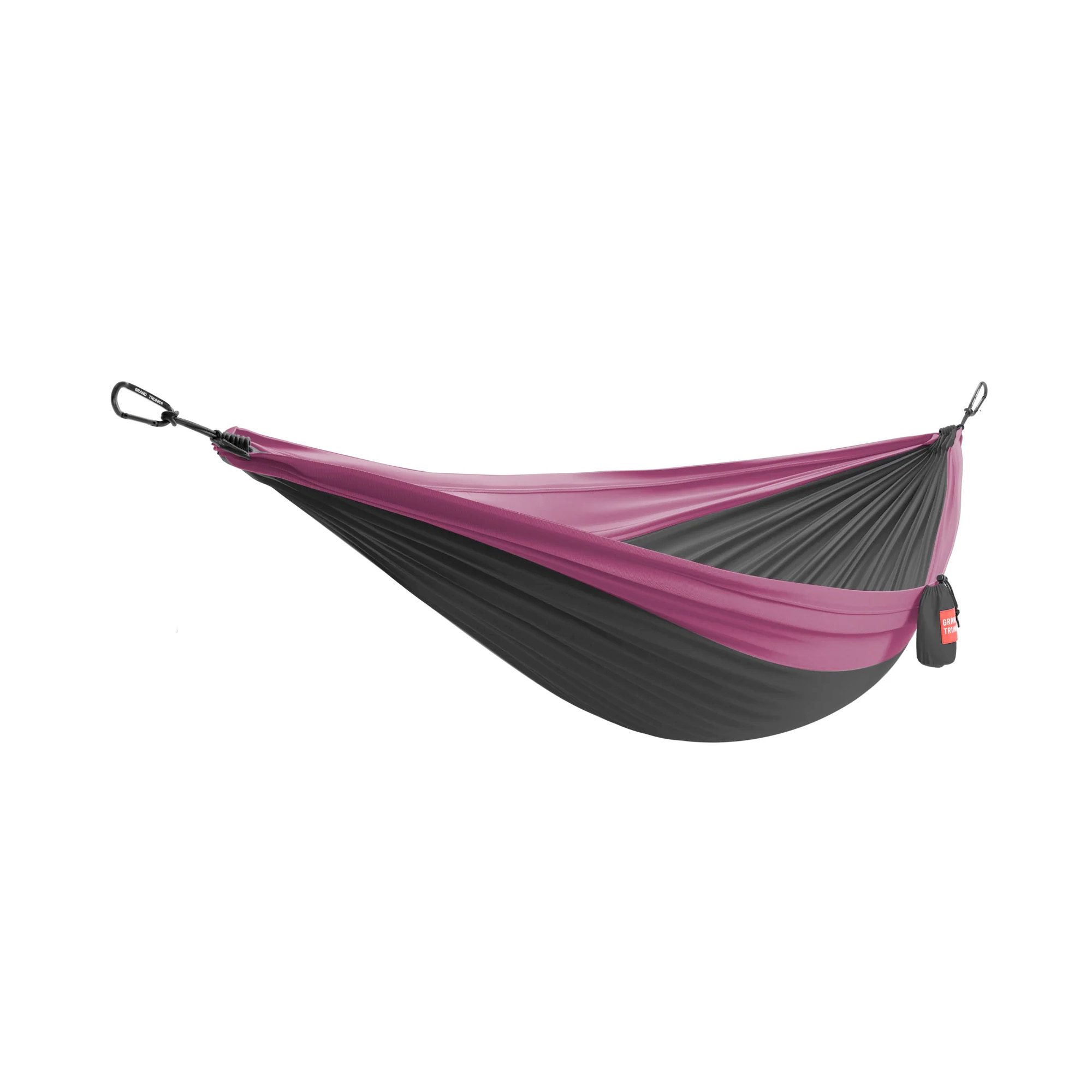 Grand Trunk Double Deluxe Hammock w/Straps (charcoal/magenta)