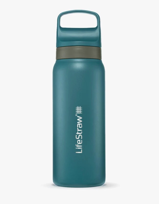 Trinkflasche, Wasserflasche, Stahlflasche, Teal, Wiederverwendbar