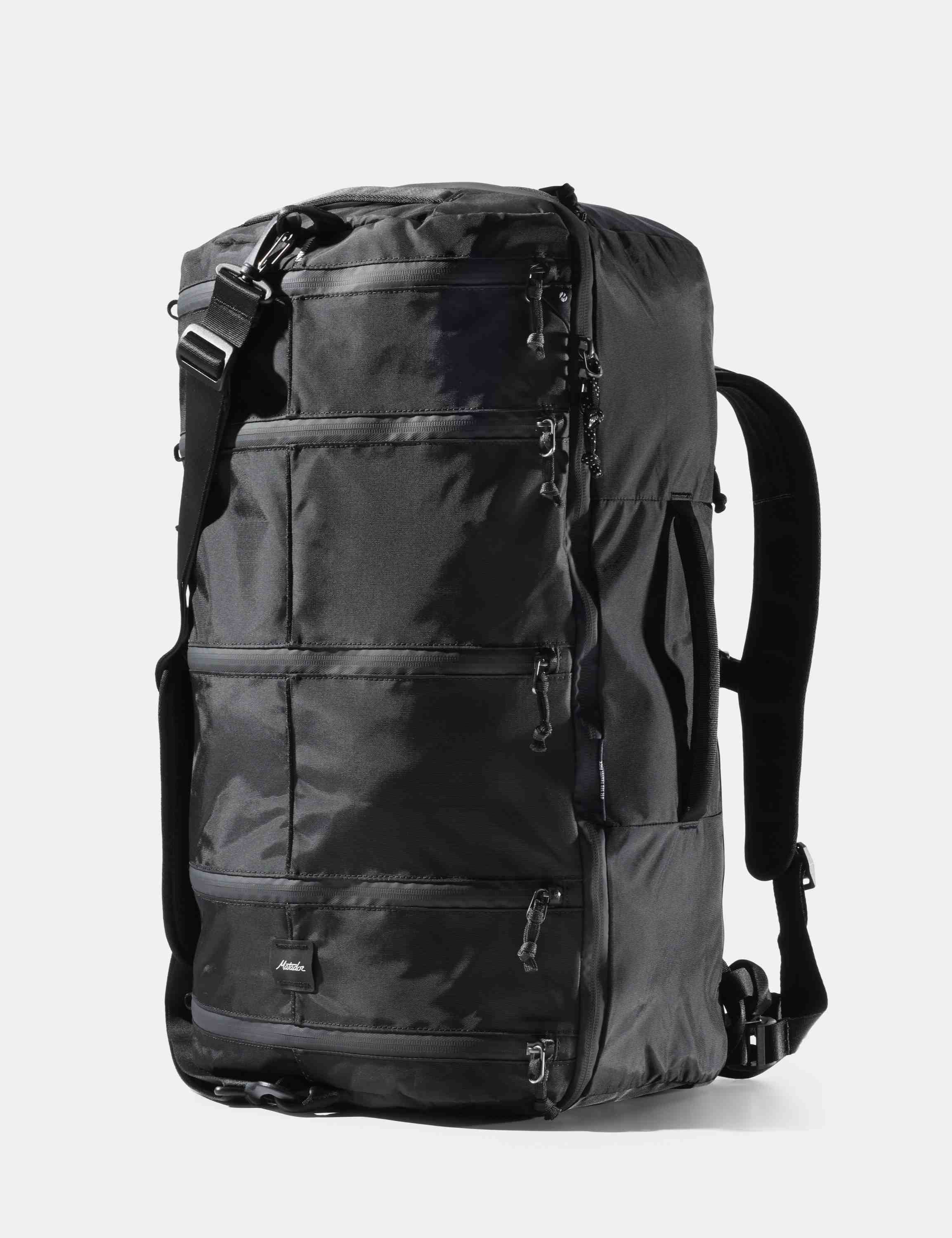 Rucksack, Schulterriemen, Reißverschlussfächer, Wasserdicht, Schwarz