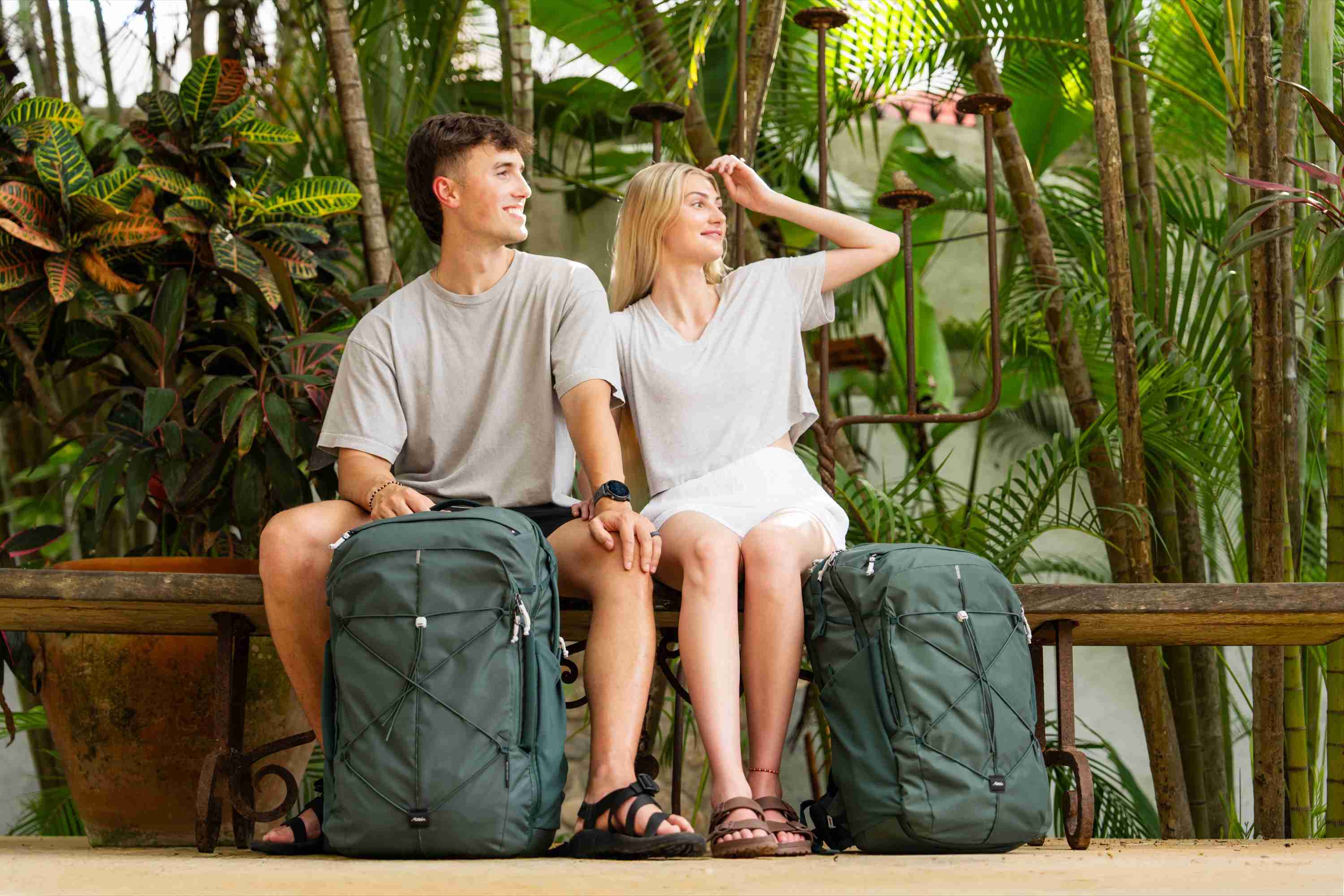 Reisetaschen, Rucksack, Trekking, Grün, Paare
