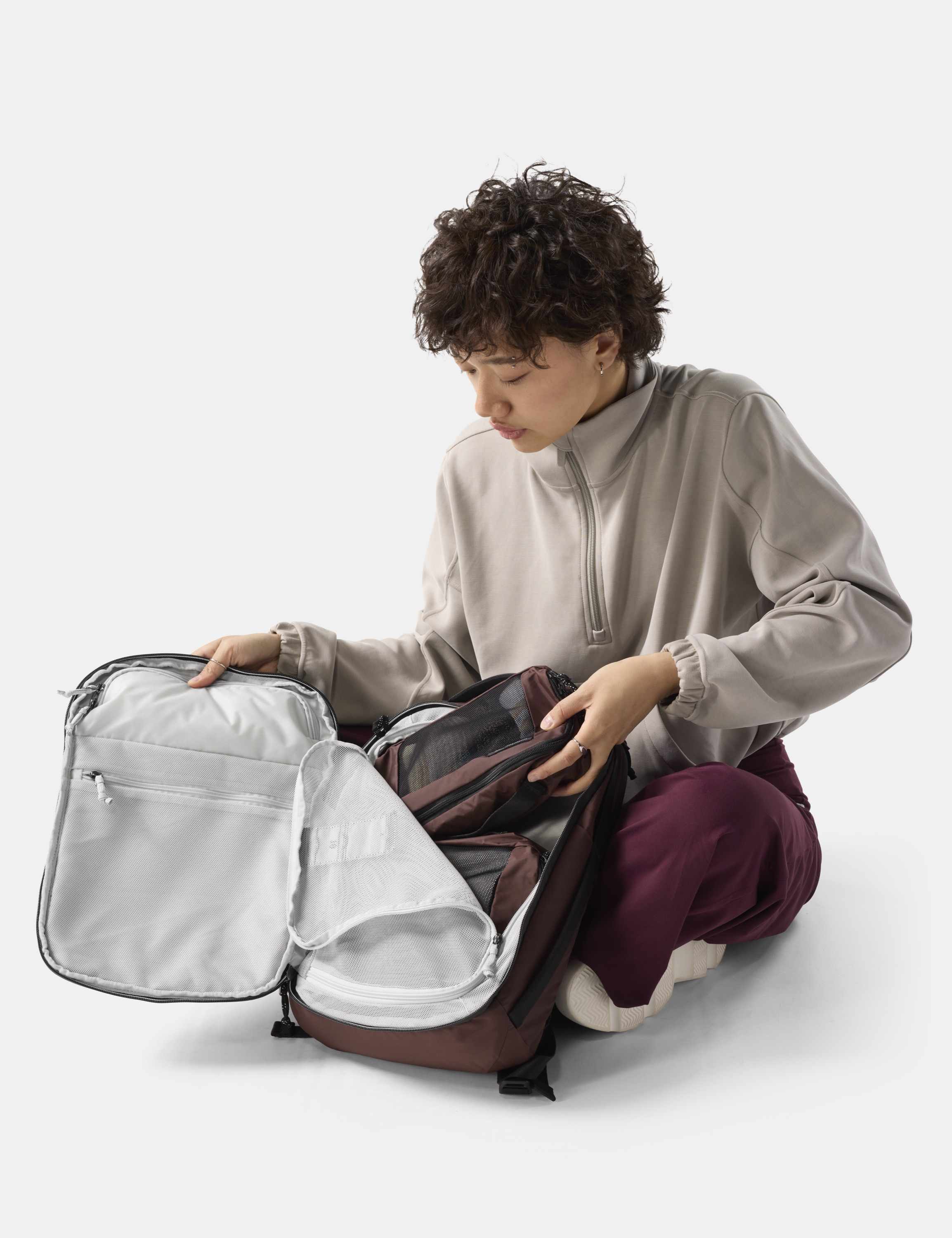 Rucksack, Rucksack, Reisetasche, Herausnehmbare Innenfächer, Reisetasche mit mehreren Fächern