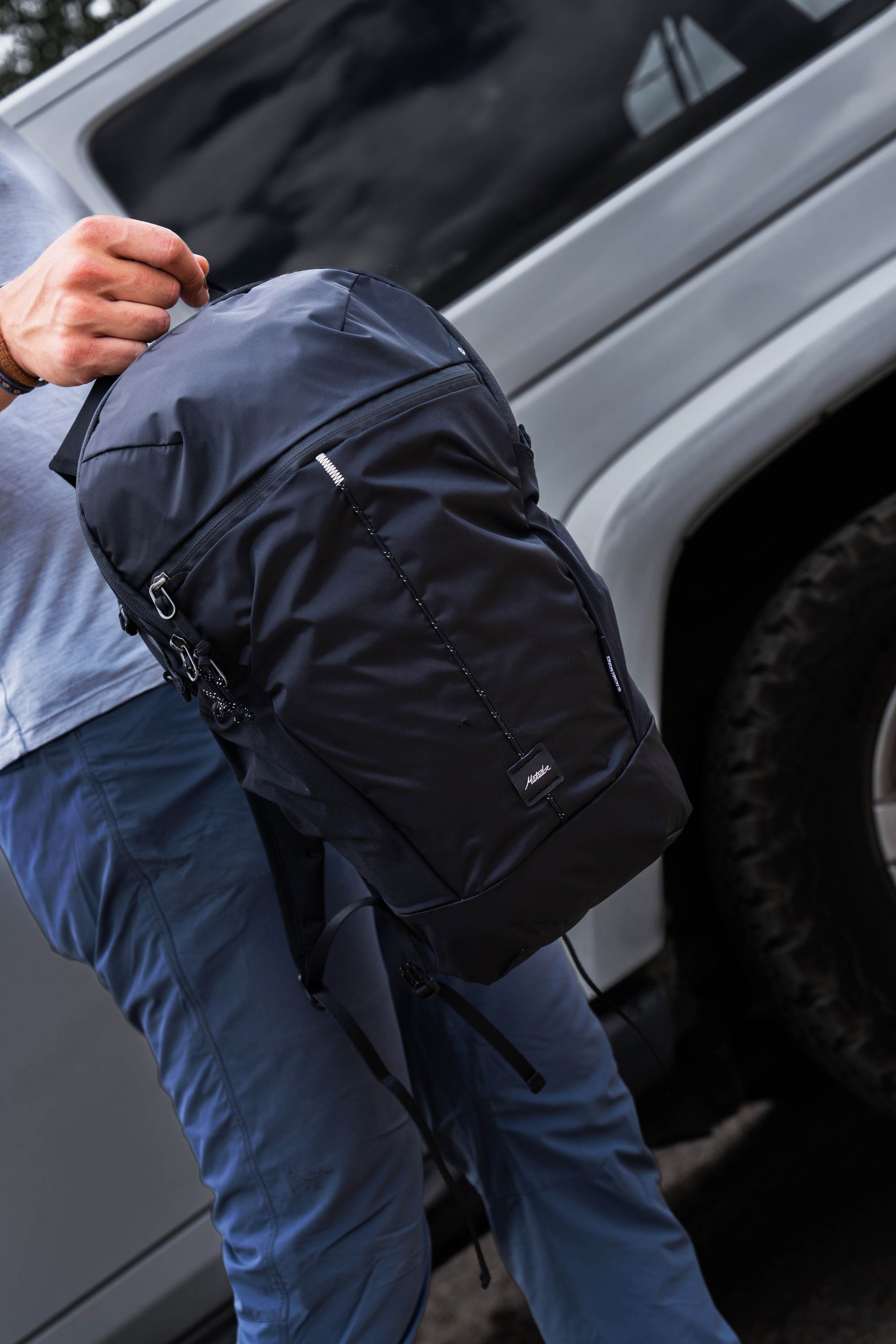 Rucksack, Rucksack, Nylon, Schwarz, Reisen