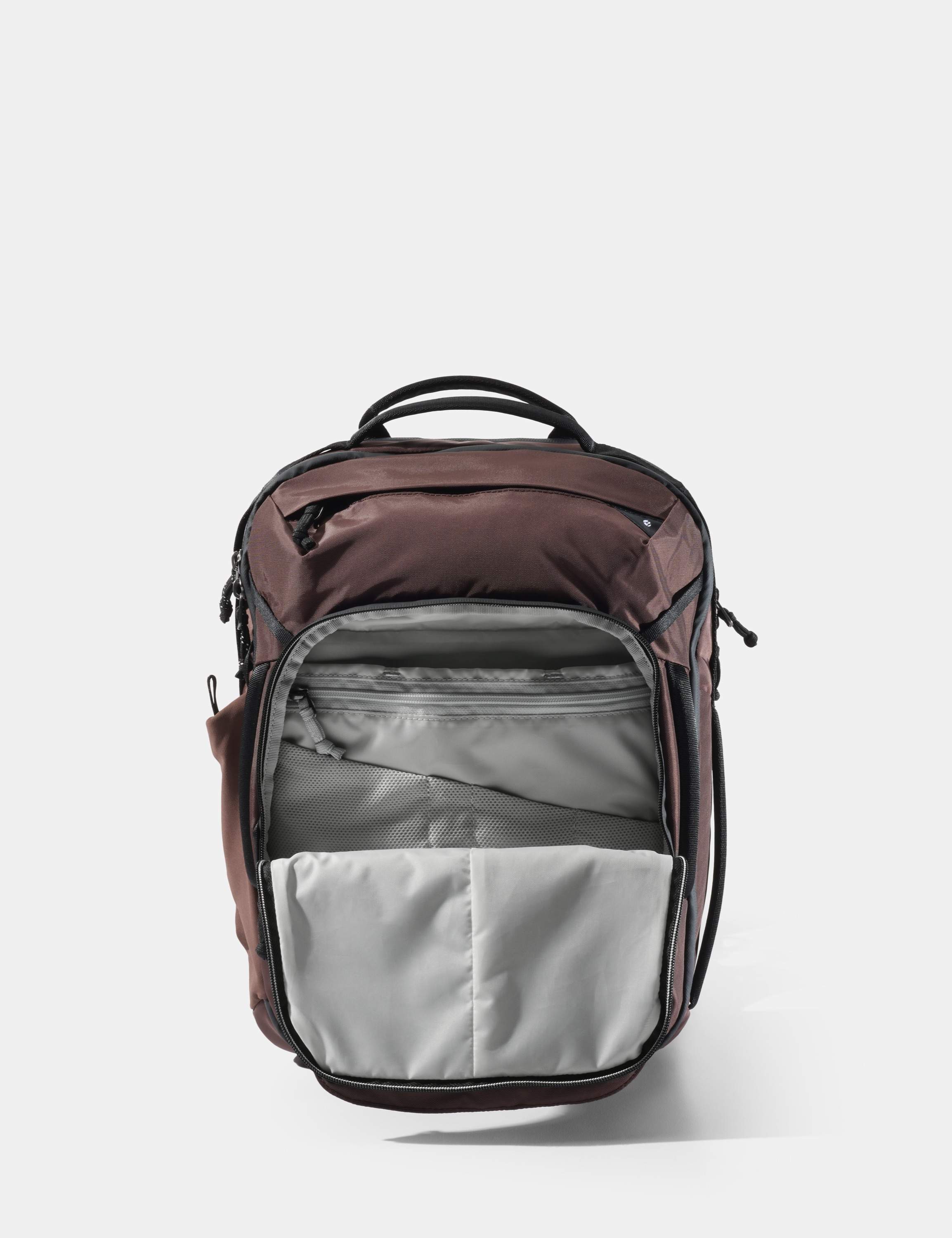 Rucksack, Backpack, Lederoptik, Mehrfachfach, Fronttasche