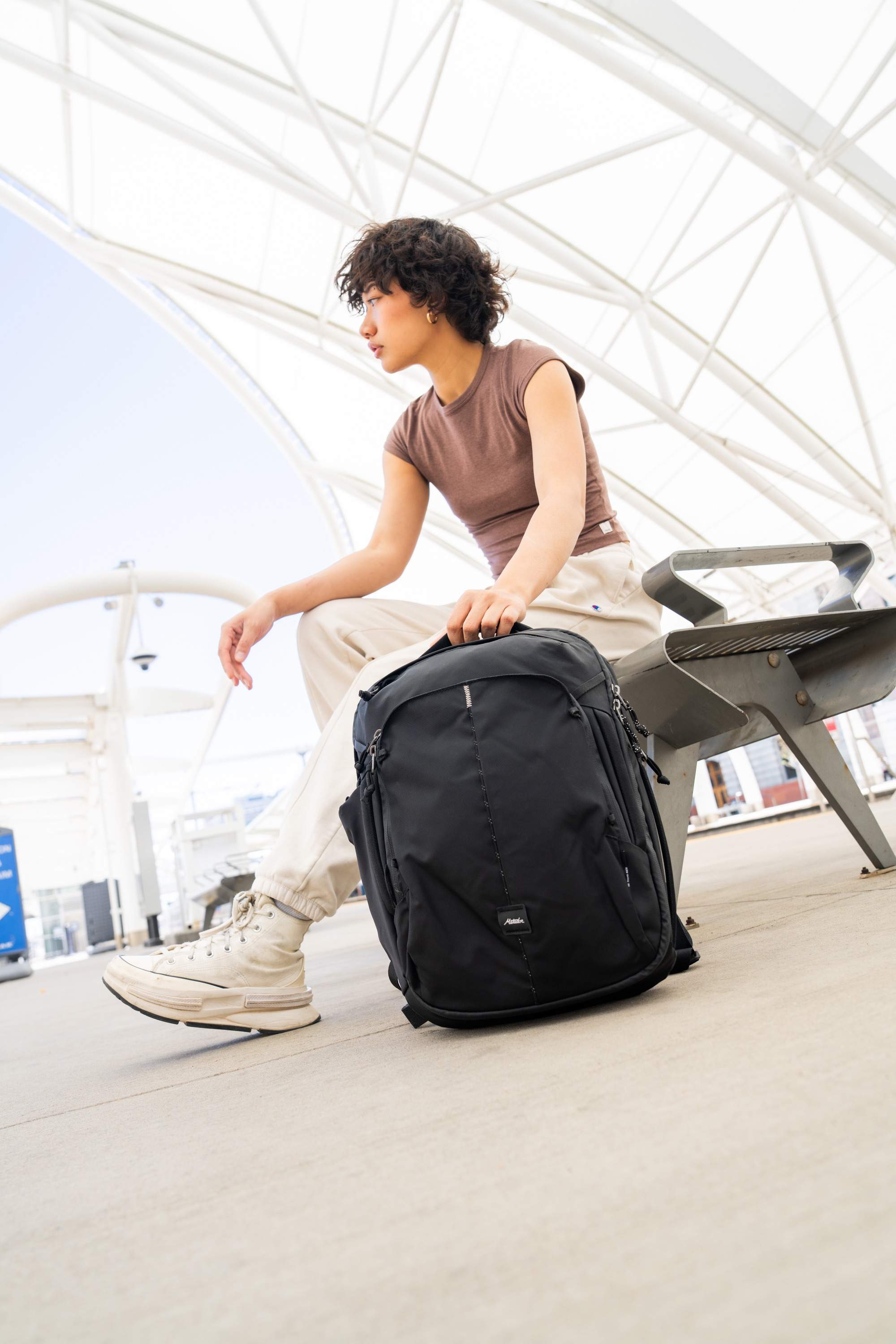 Rucksack, Rucksack, Schwarz, Reise, Gepäck
