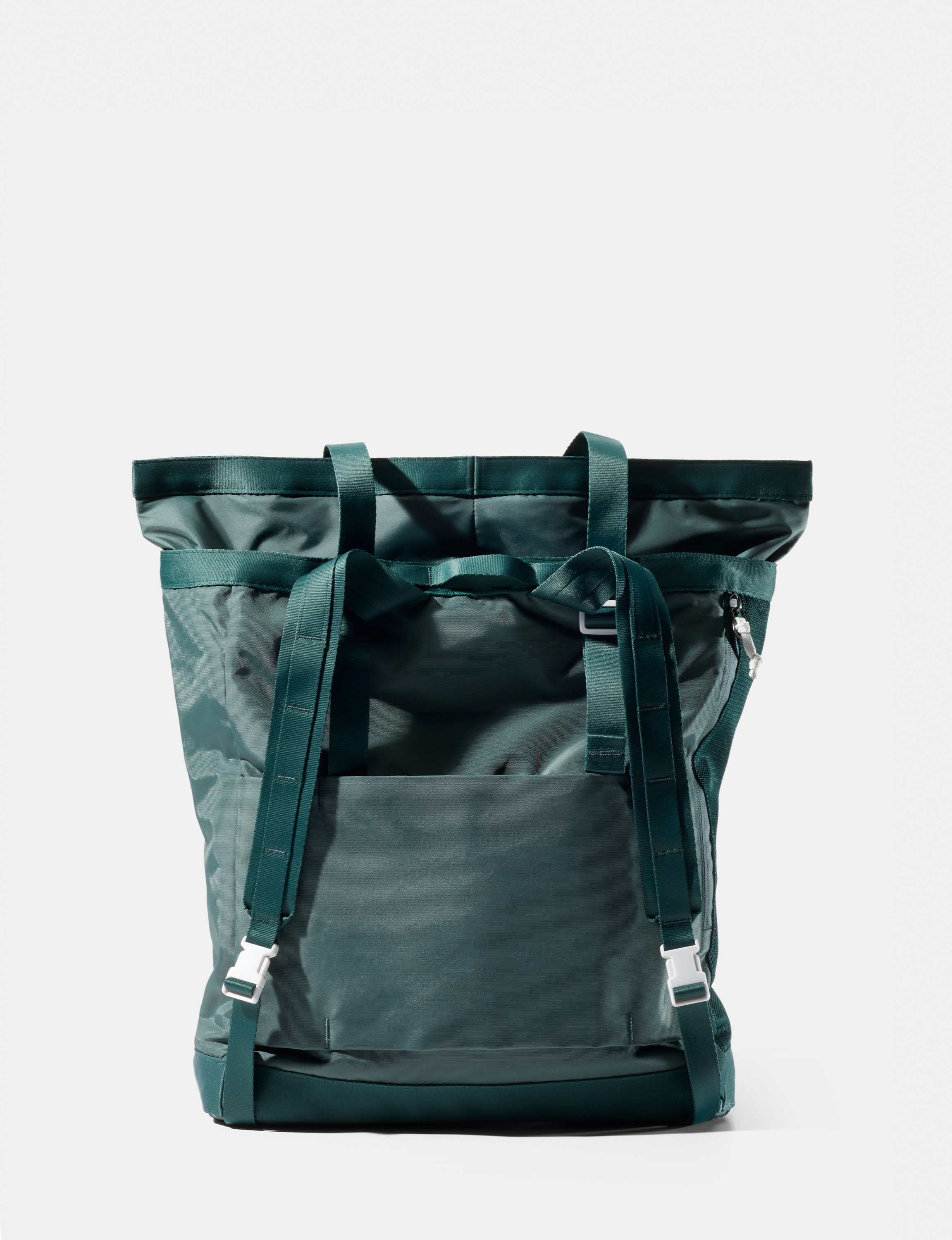 Rucksack, Rucksack aus Nylon, Grün, Backpack, Kapuzenfreie Tasche
