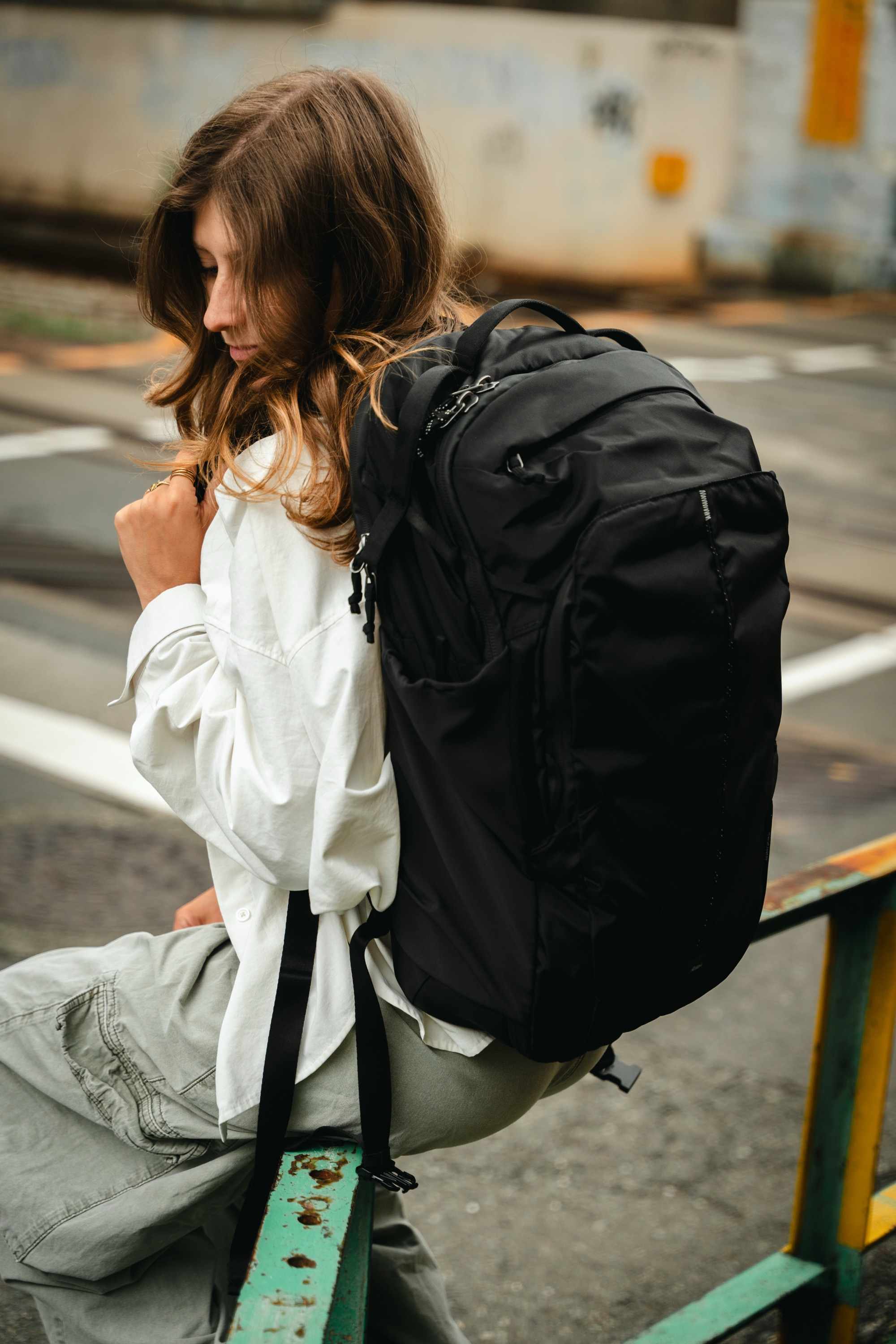 Rucksack, Backpack, Schwarz, Outdoor, Reisetasche