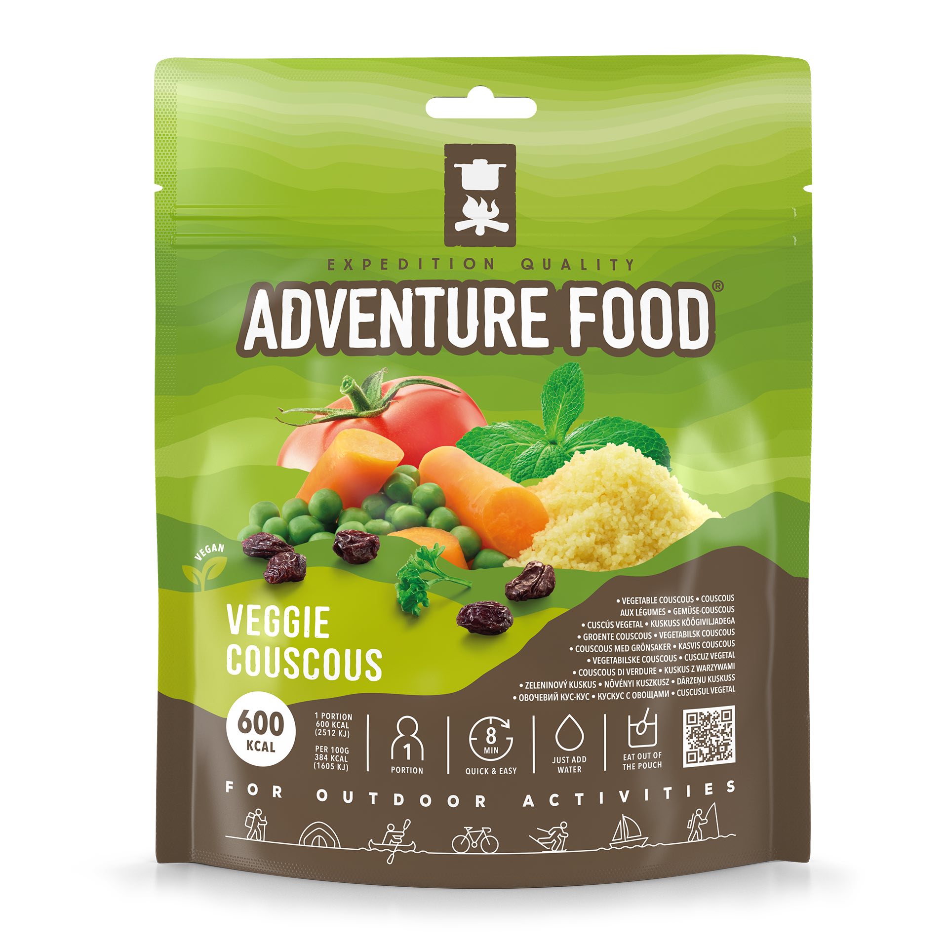 Adventure Food Veggie Couscous (18-pack)