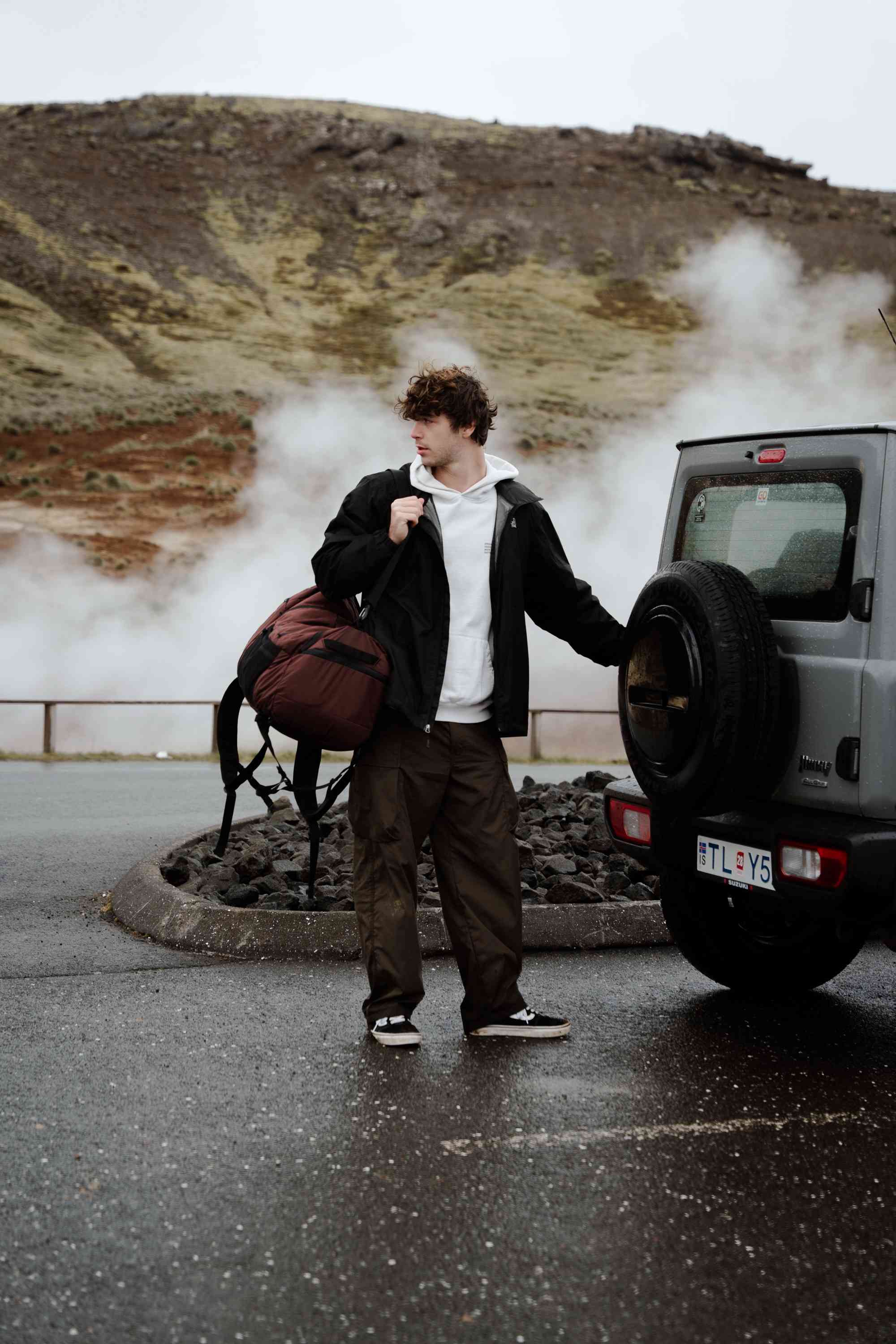 jacke, Herren, Reisetasche, Jeans, SUV/Jeep