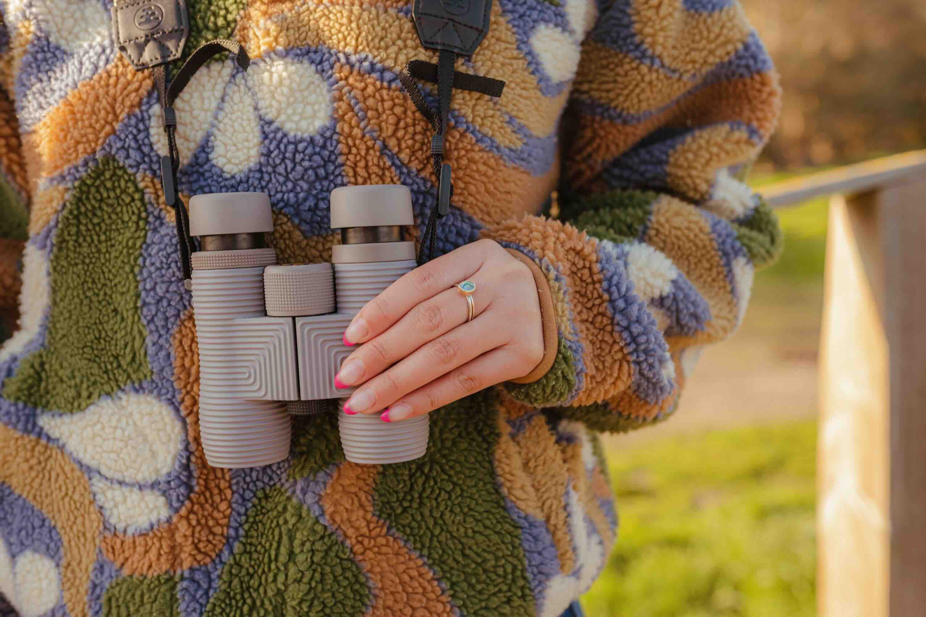 fernrohr, teleskop, ring, brille, grüner Stein