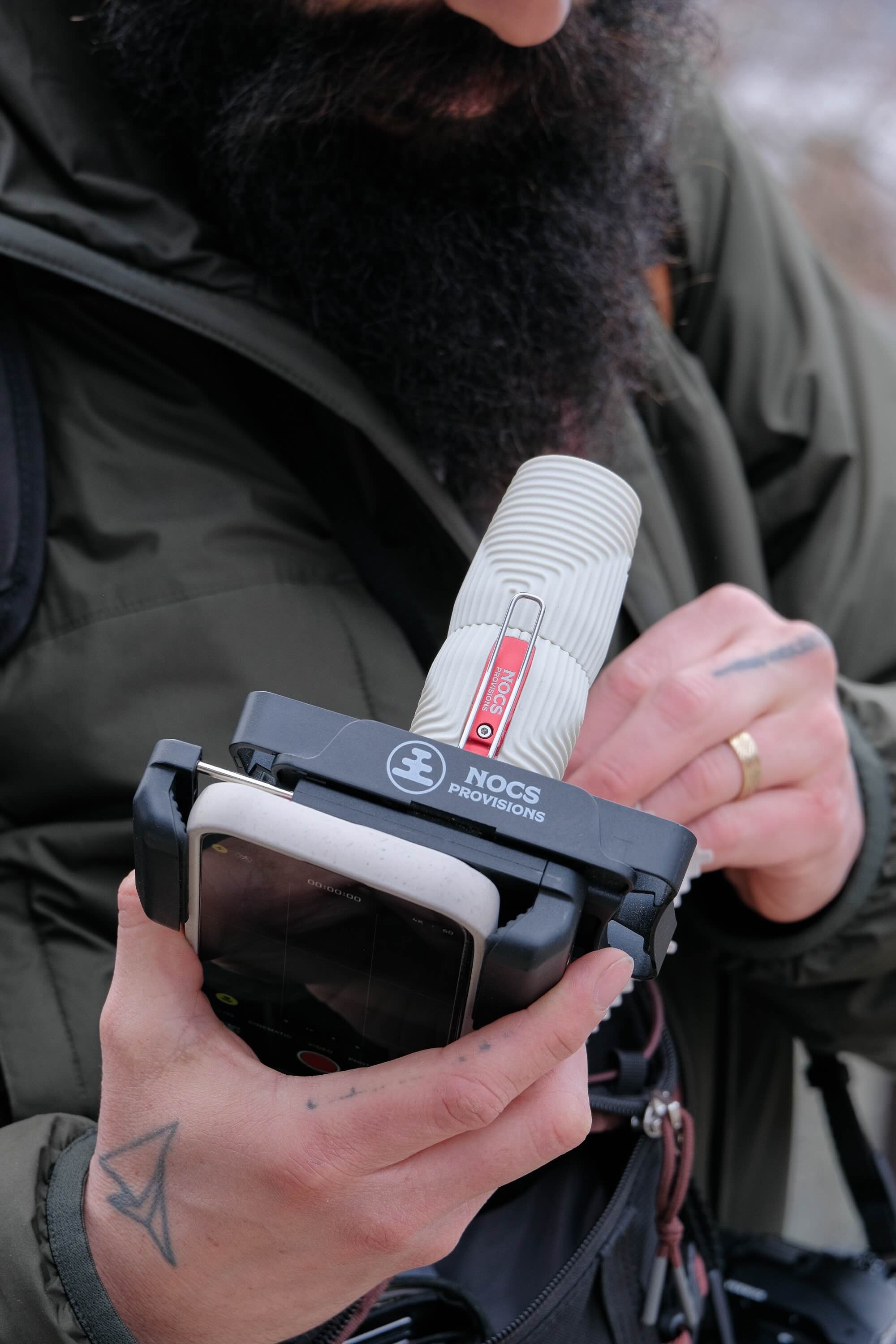 Rucksack-Setup, NOCS Provisions, Holster, Smartphone-Halter, Kamerafgaetthalter