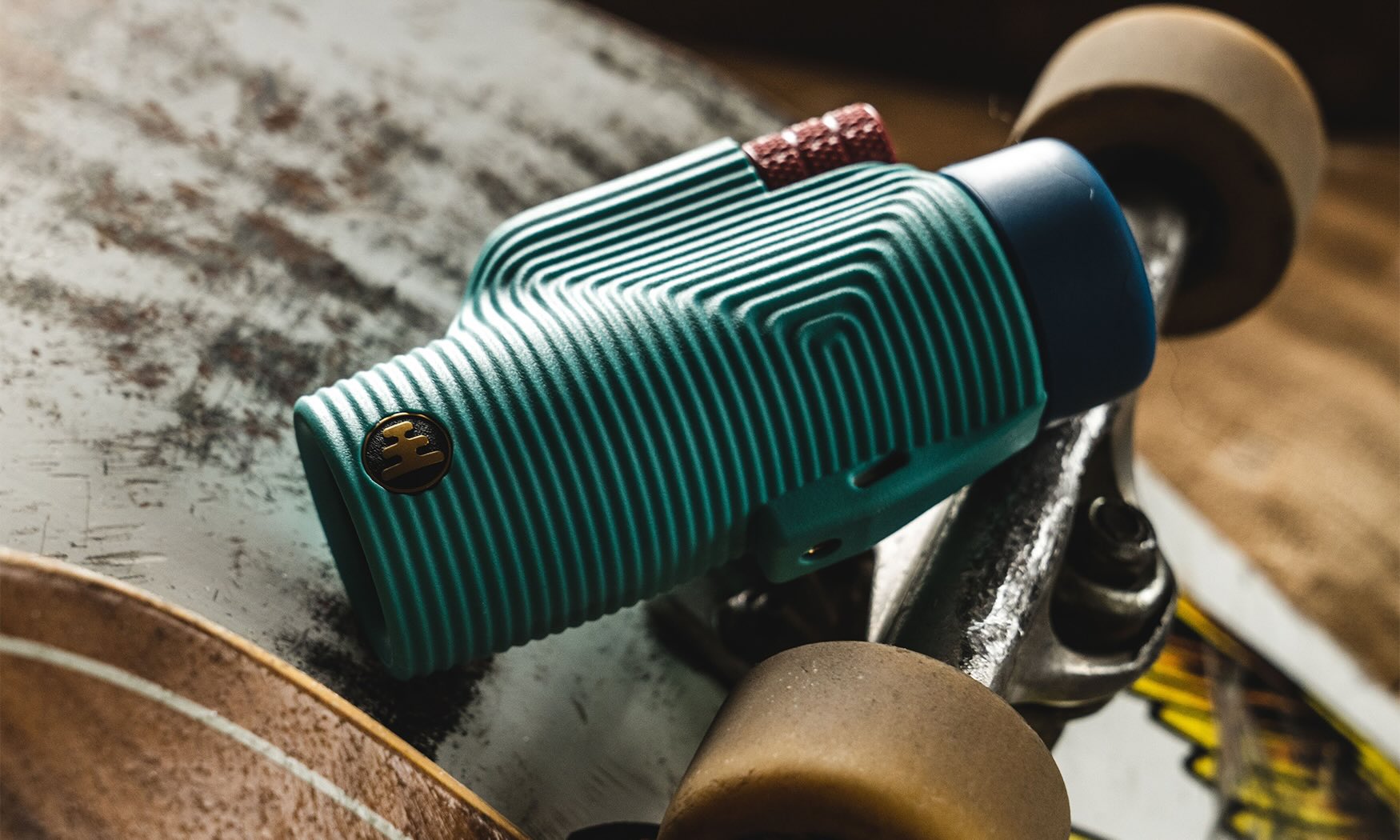 Khung-Griff, Griffbügel, Skater-Deck-Teil, Grind-Klasse?, Kunststoff-Griff