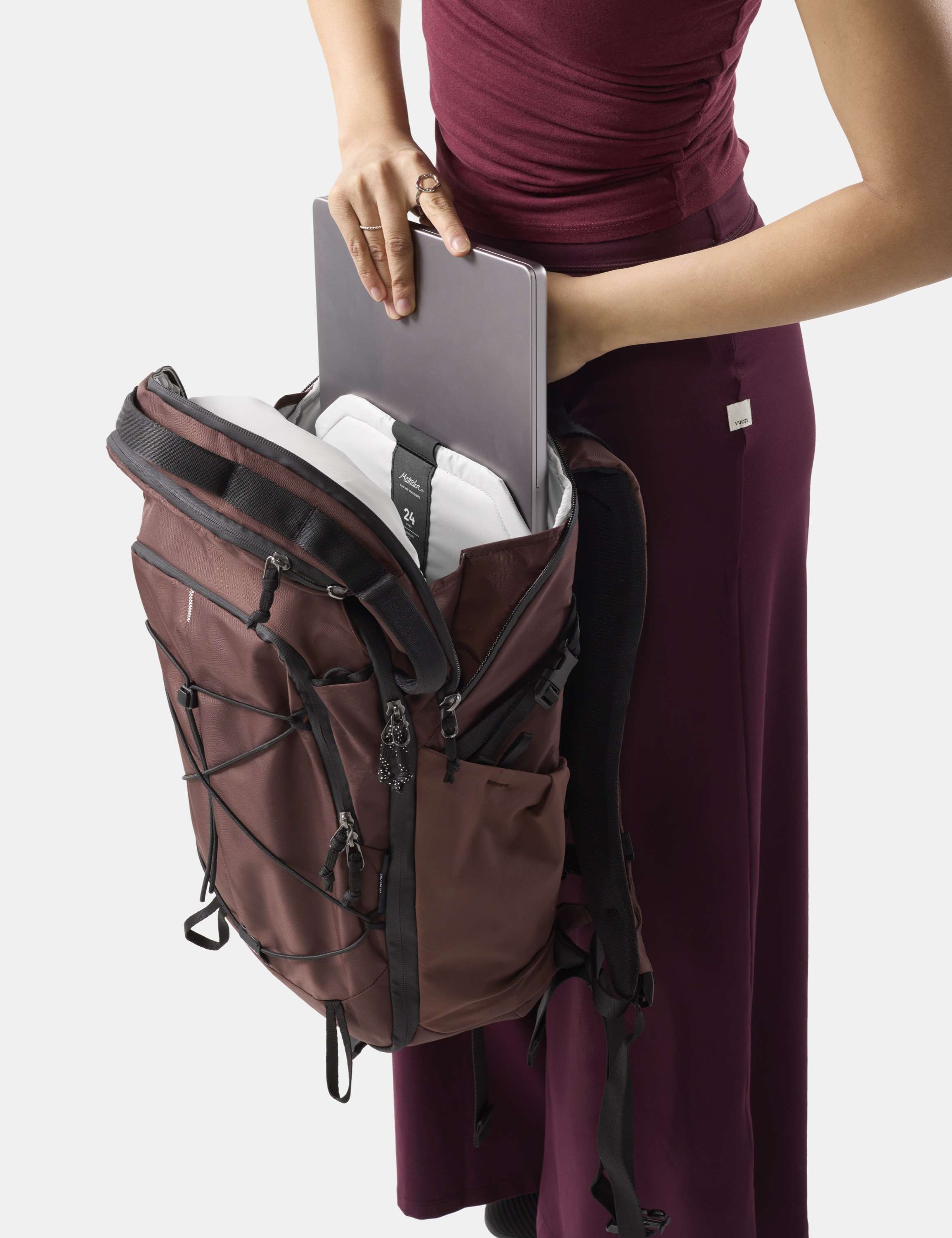 Rucksack, Laptopfach, Wanderrucksack, Außentaschen, Laptop Tasche