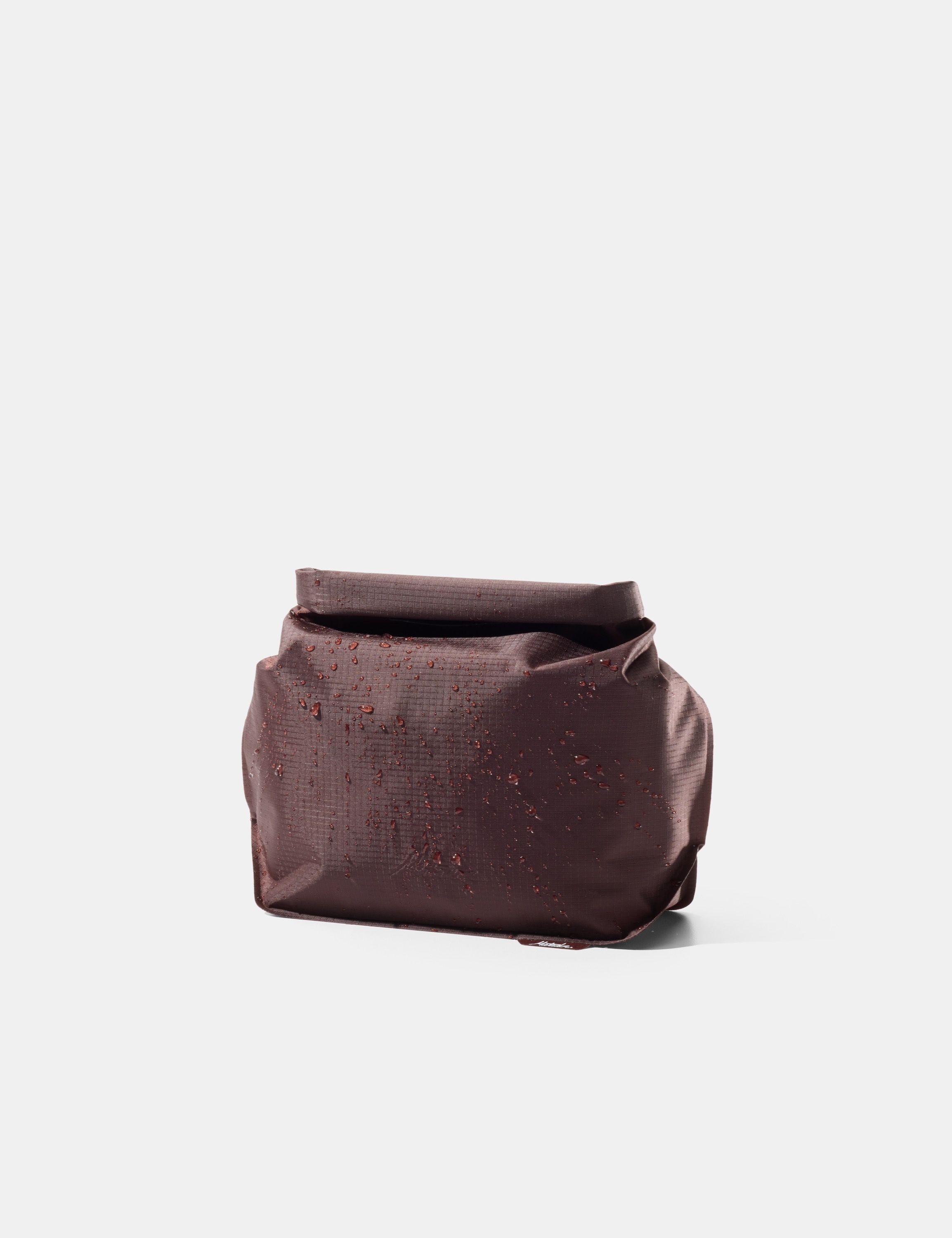 Tasche, Clutch, Bügeltasche, Material: Nylon, weinrot