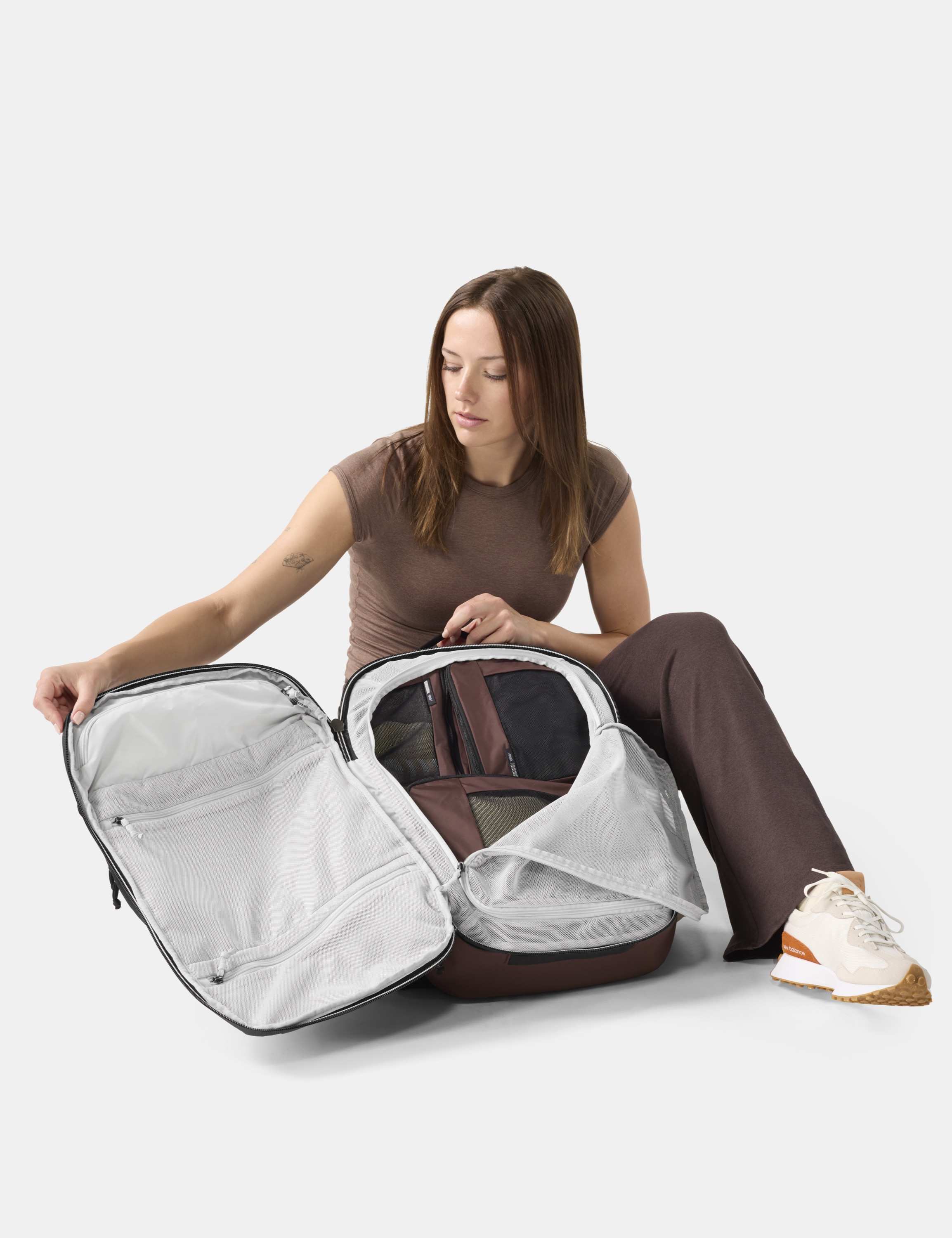 Rucksack, Reisetasche, Laptopfach, Halterung, Reißverschluss