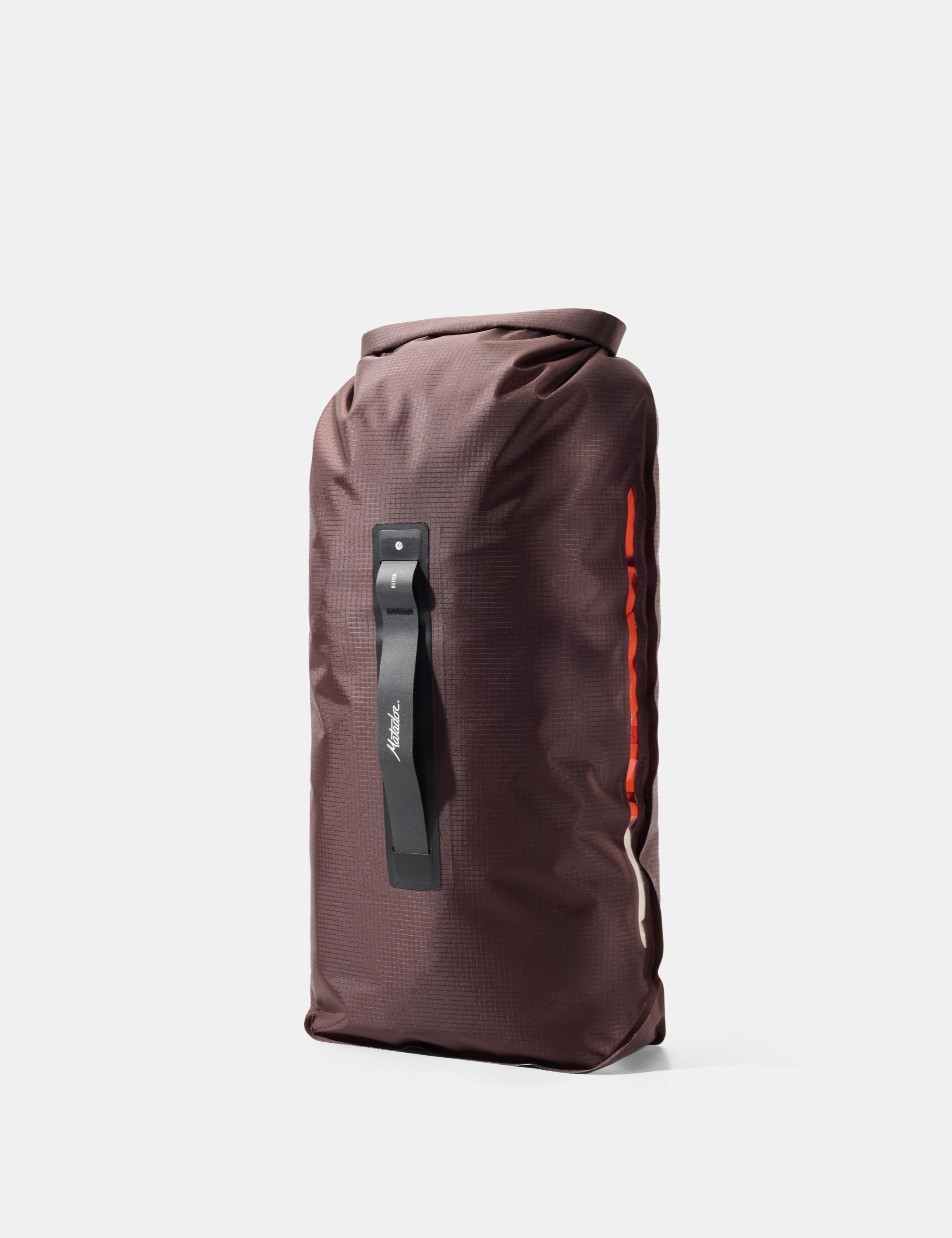 Rucksack, Umhängetasche, weinrot, wasserdicht, Rolltop