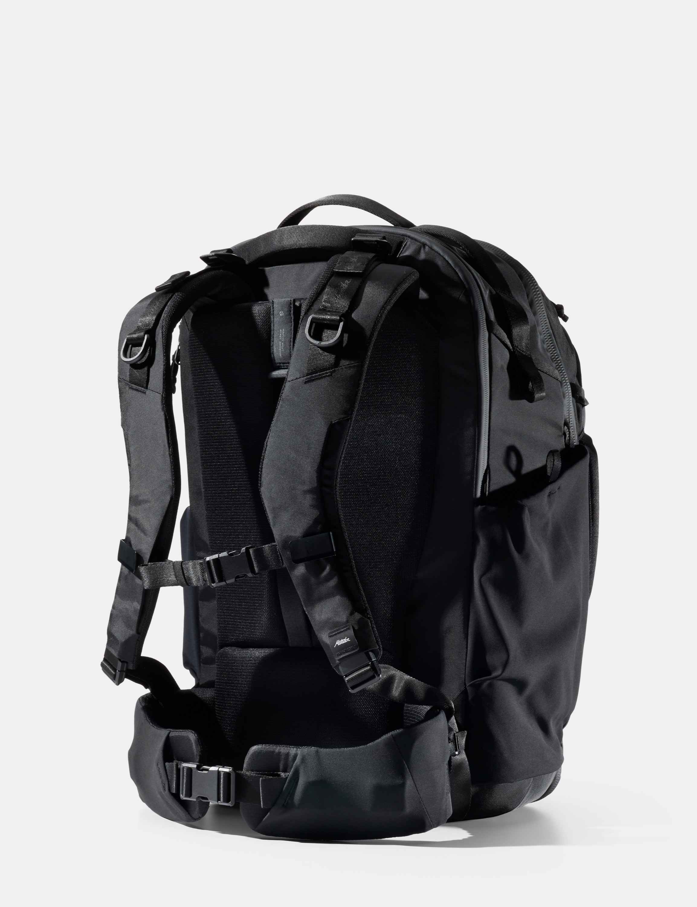 Rucksack, Backpack, Schultergurt, Hochwertige Tasche, Schwarz