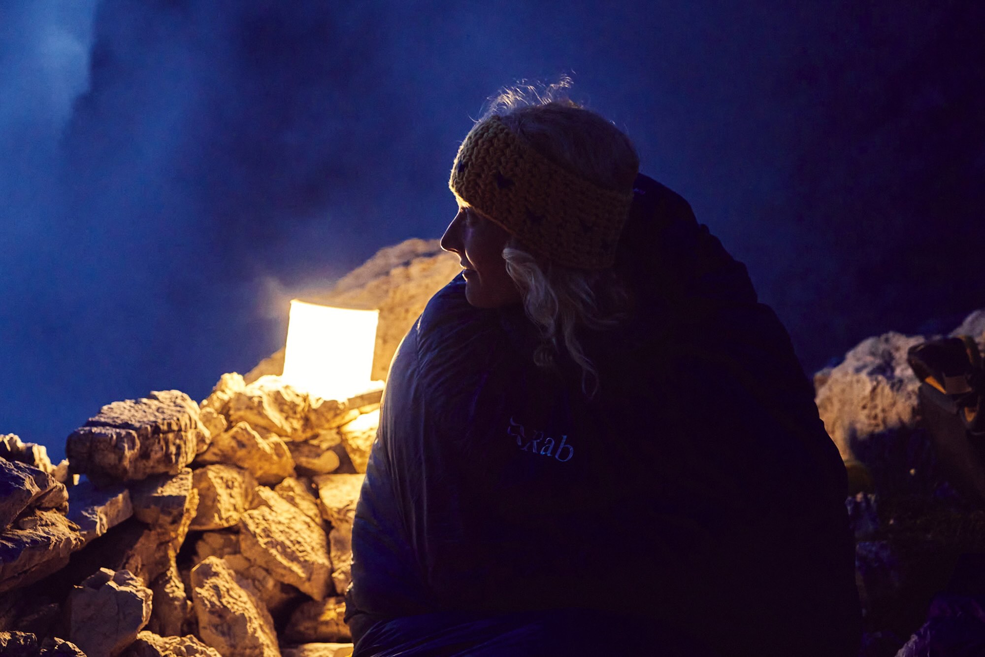 Beleuchtung, Photographie, Rock, Hut, Nacht