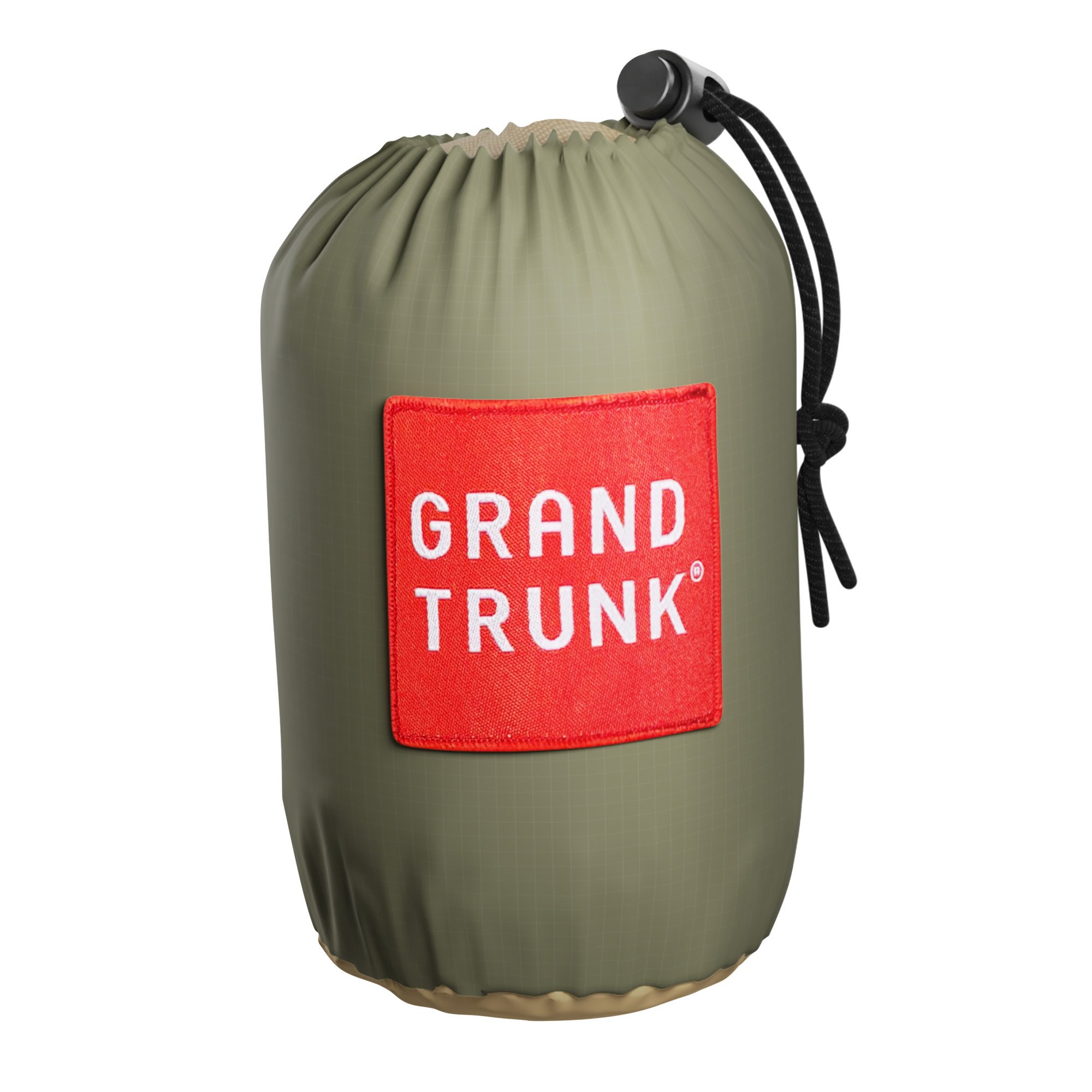 Grand Trunk Double Deluxe Hammock w/Straps (olive/khaki) 