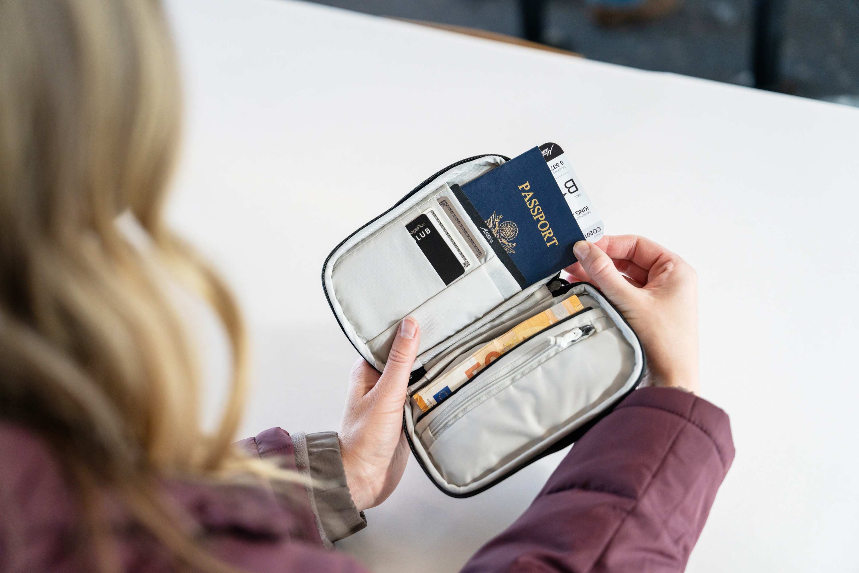 Reisegeld, Reiseetikett, Pässe, Kreditkarten, Wallet